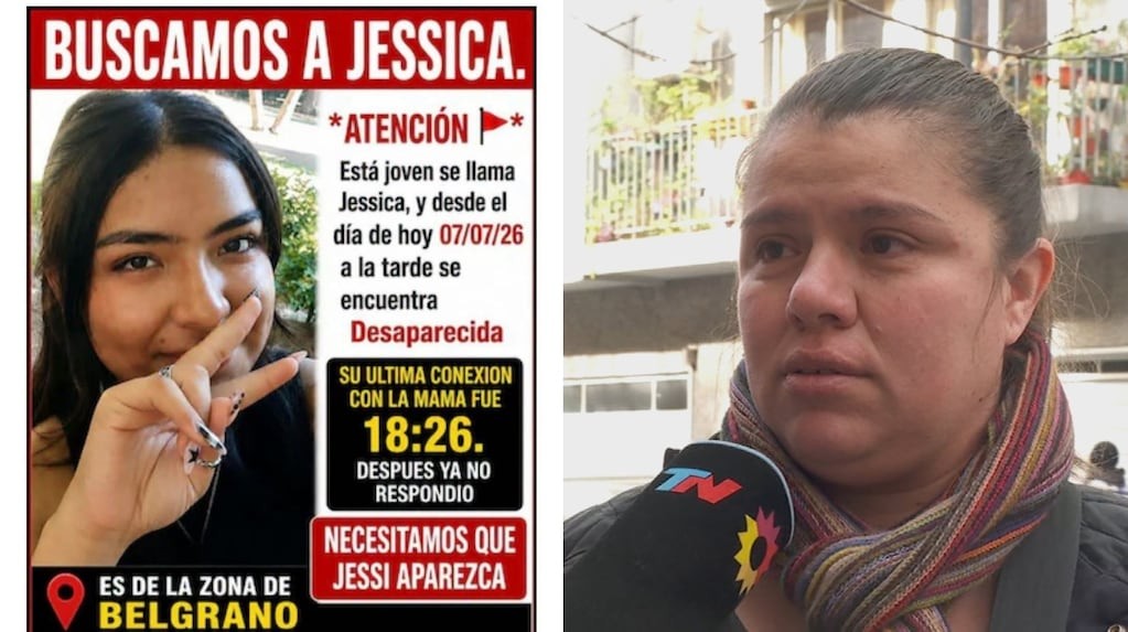Desaparición de Jessica Benítez en Belgrano: la angustia de una madre y las fallas del sistema