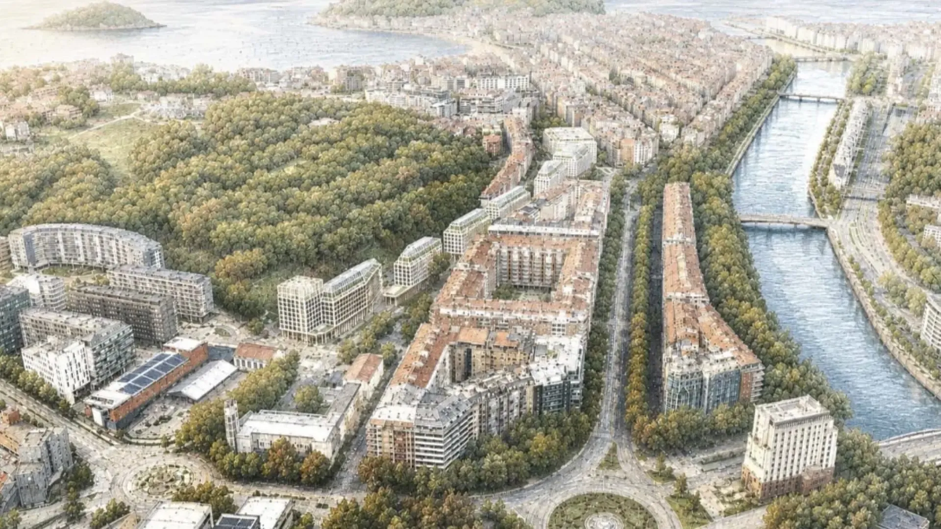San Sebastián tendrá un nuevo bulevar con 480 viviendas, un polideportivo con piscina y más de 900 árboles