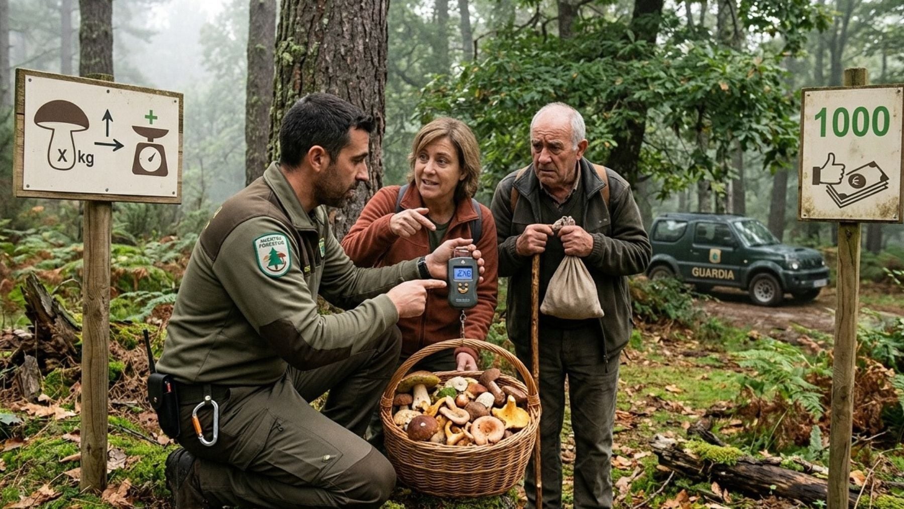 Setas en Galicia: la multa por pasarse de 2 kilos puede alcanzar los 1.000 euros